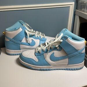 Nike Dunk Hi Blue Chill-White Sneakers